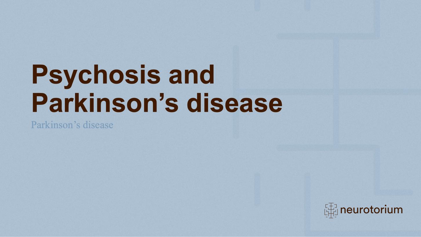 Parkinsons Disease – Non-Motor Symptom Complex and Comorbidities – slide 17